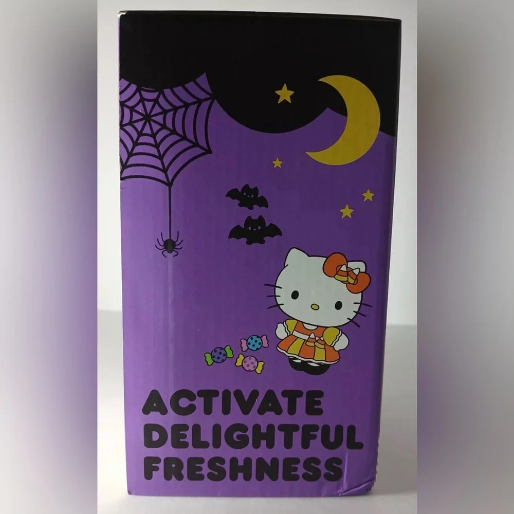 Hello Kitty Witch Halloween Reed Diffuser! Peppermint Scented! Purple (NIB)